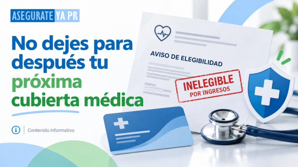¿Perdiste tu Plan de Salud del Gobierno?